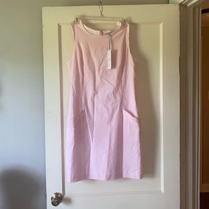 Southern tide seer sucker pink dress size 8 NWT